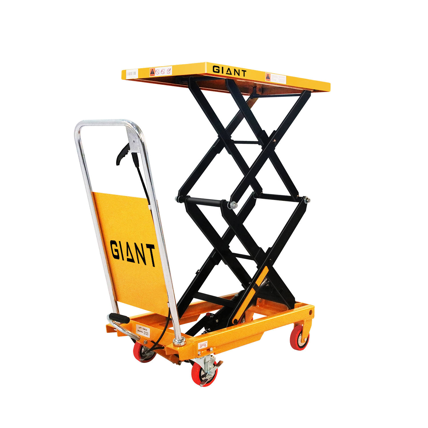 Tavolo elevatore manuale a doppia forbice-SPS