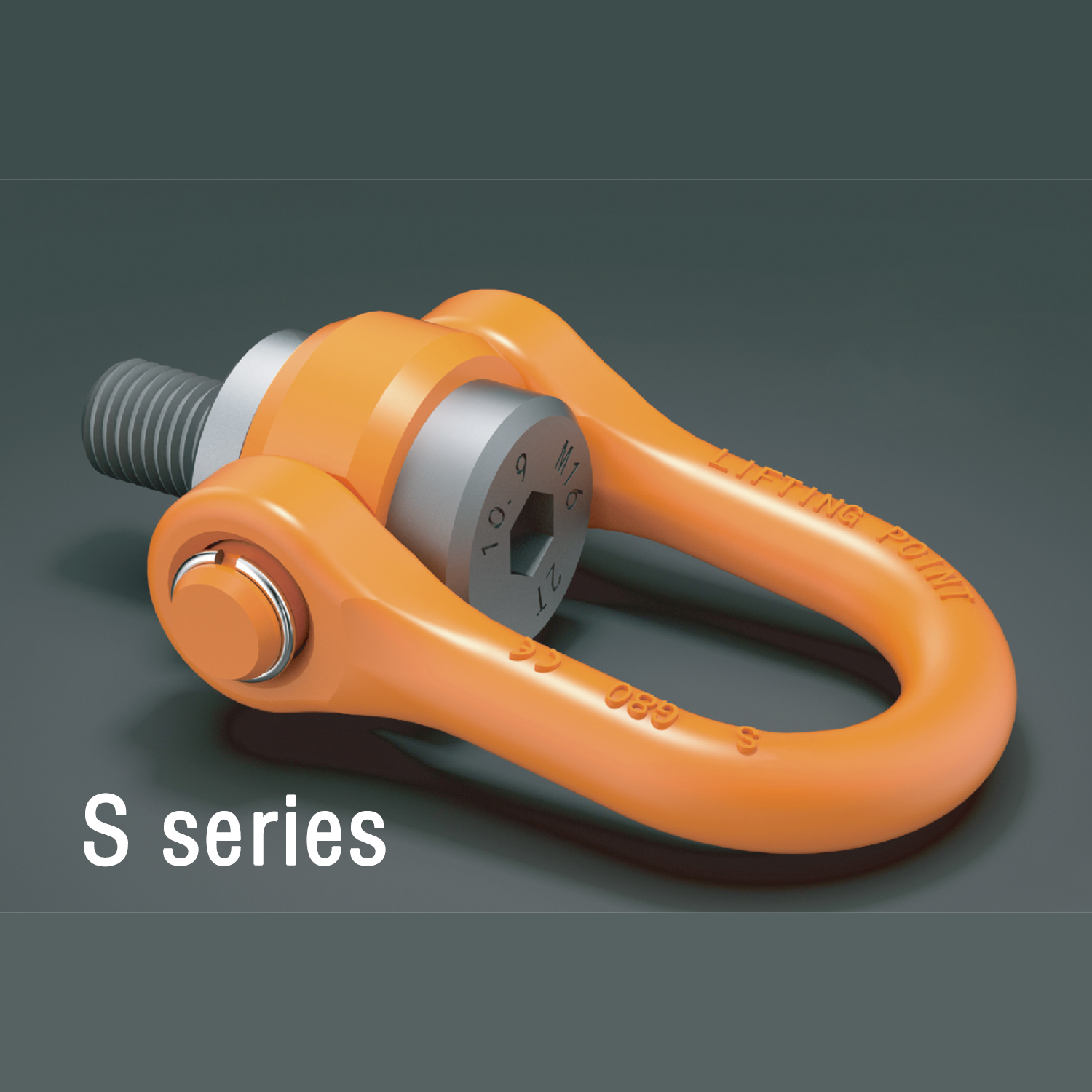 Anello di sollevamento con rotazione girevole, serie S