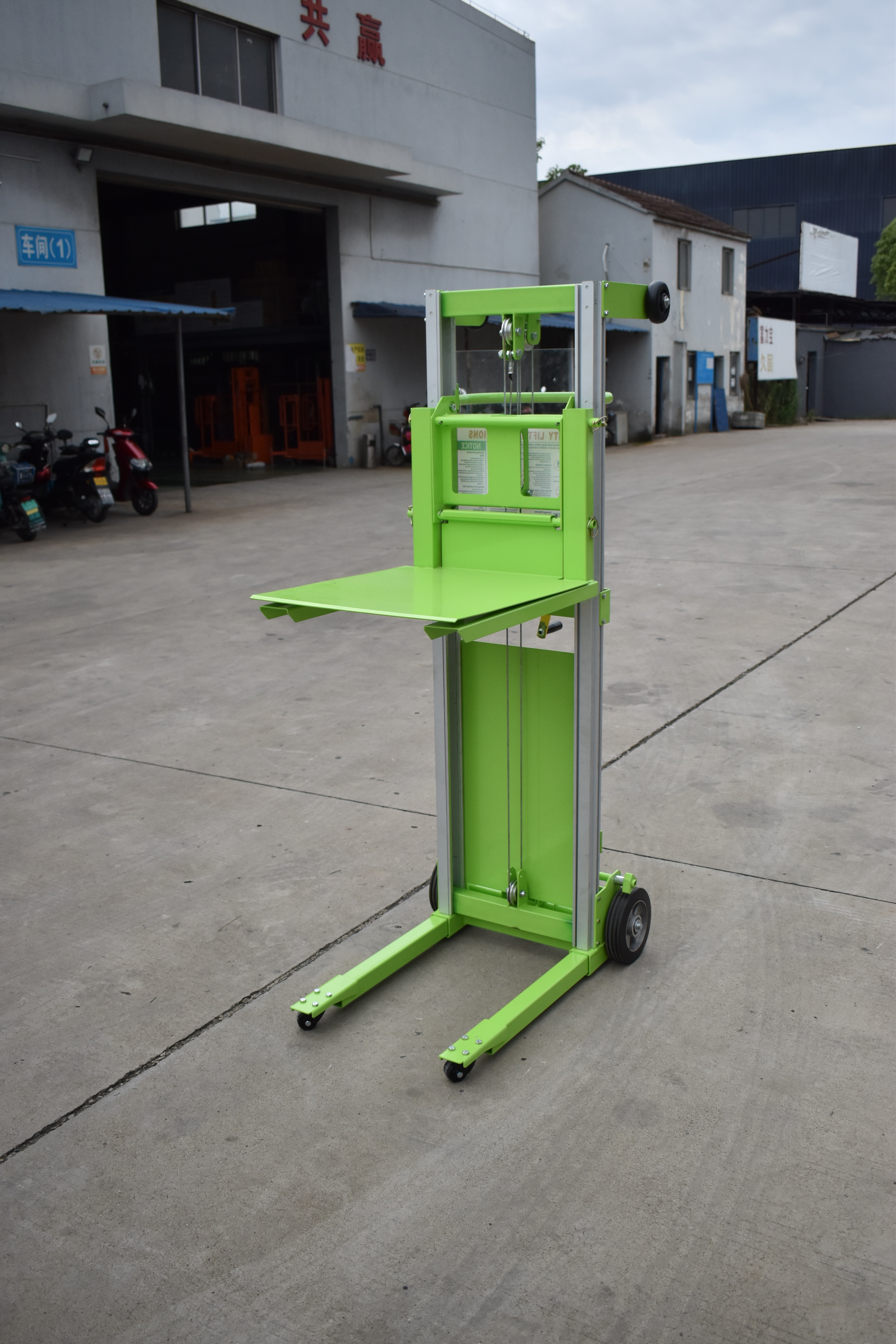 Impilatore manuale in alluminio tipo Flip-WFH